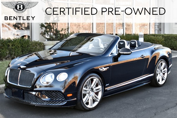 2017 Bentley Continental GT Speed Convertible GT Speed