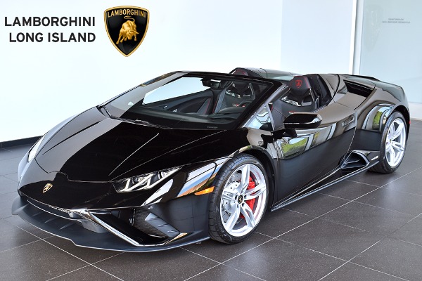 View Lamborghini Huracan Evo Spyder Matte Black Gif