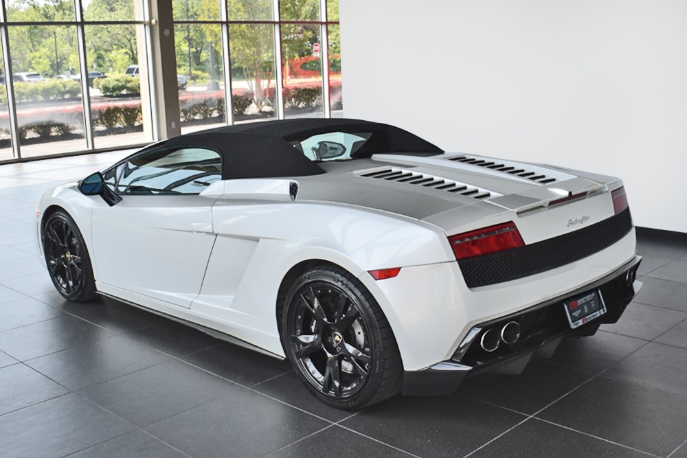 Gallardo Rear Lp White Lamborghini Gallardo Rear