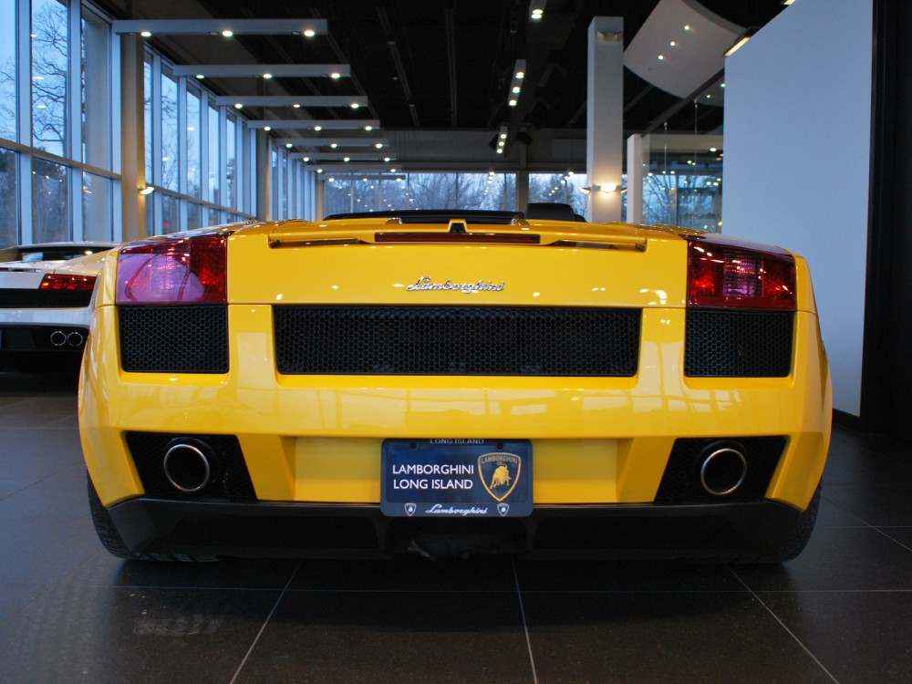 Lamborghini Gallardo Yellow Rear